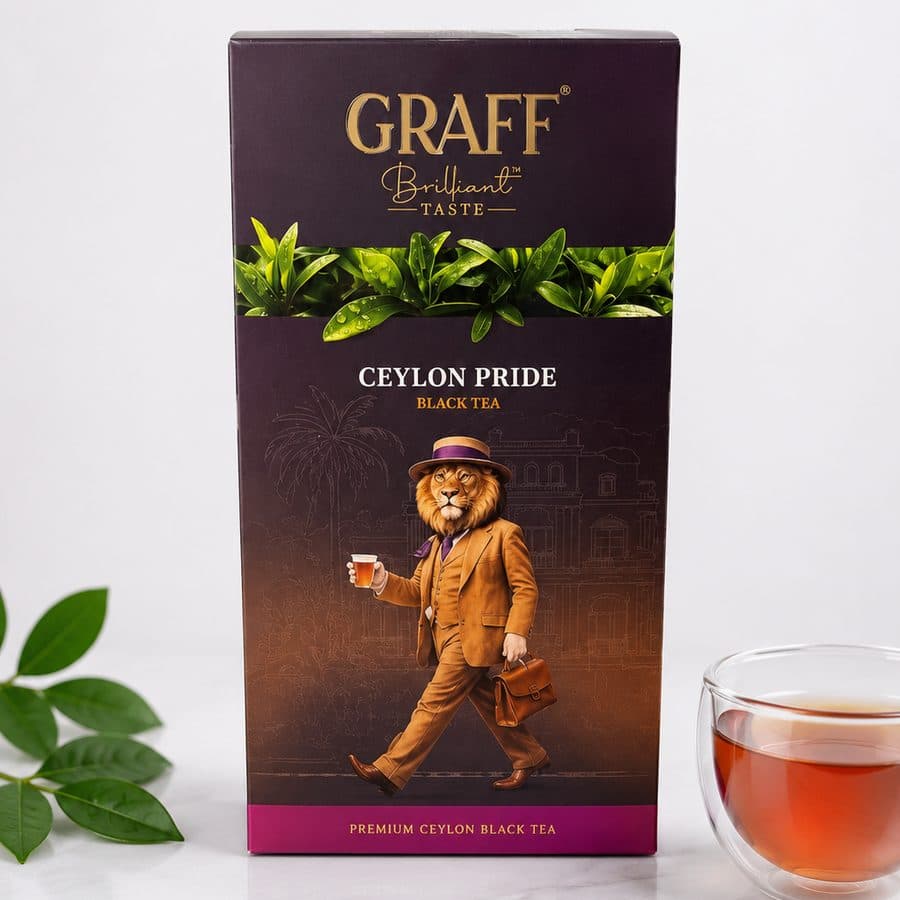 Чай чорний GRAFF Ceylon Pride, 20 пакетиків