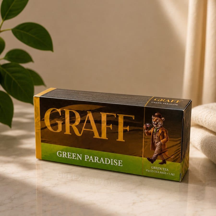 Чай зелений GRAFF Green Paradise, 25 пакетиків